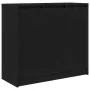 Aparador de madera de roble negro 85x34x76 cm de , Aparadores - Ref: Foro24-861626, Precio: 94,02 €, Descuento: %