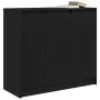 Aparador de madera de roble negro 85x34x76 cm de , Aparadores - Ref: Foro24-861626, Precio: 94,02 €, Descuento: %
