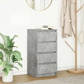 Aparador de madera de ingeniería gris hormigón 37,5x35x76 cm de , Aparadores - Ref: Foro24-861754, Precio: 72,98 €, Descuento: %