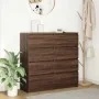 Aparador roble marrón 100x35x99 cm madera de ingeniería de , Aparadores - Ref: Foro24-3328495, Precio: 166,81 €, Descuento: %