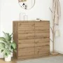 Aparador Artisan Roble 100x35x99 cm Madera de ingeniería de , Aparadores - Ref: Foro24-3328497, Precio: 161,73 €, Descuento: %