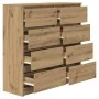 Aparador Artisan Roble 100x35x99 cm Madera de ingeniería de , Aparadores - Ref: Foro24-3328497, Precio: 161,73 €, Descuento: %