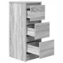 Aparador Sonoma gris 29,5x34x76 cm madera de ingeniería de , Aparadores - Ref: Foro24-861639, Precio: 62,76 €, Descuento: %