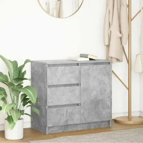 Aparador con cajón gris hormigón 71x35x65 cm madera ingeniería de , Aparadores - Ref: Foro24-861574, Precio: 80,91 €, Descuen...
