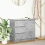 Aparador con cajón gris hormigón 71x35x65 cm madera ingeniería de , Aparadores - Ref: Foro24-861574, Precio: 80,91 €, Descuen...