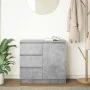 Aparador con cajón gris hormigón 71x35x65 cm madera ingeniería de , Aparadores - Ref: Foro24-861574, Precio: 80,91 €, Descuen...