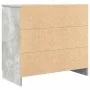 Aparador con cajón gris hormigón 71x35x65 cm madera ingeniería de , Aparadores - Ref: Foro24-861574, Precio: 80,91 €, Descuen...