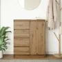 Aparador con cajones roble artisan 71x35x84cm madera ingeniería de , Aparadores - Ref: Foro24-861588, Precio: 99,33 €, Descue...