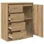 Aparador con cajones roble artisan 71x35x84cm madera ingeniería de , Aparadores - Ref: Foro24-861588, Precio: 99,33 €, Descue...