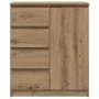 Aparador con cajones roble artisan 71x35x84cm madera ingeniería de , Aparadores - Ref: Foro24-861588, Precio: 99,33 €, Descue...