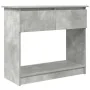 Mesa consola con cajones gris hormigón 85,5x38,5x74,5 cm by , Side tables - Ref: Foro24-861394, Price: 76,87 €, Discount: %