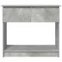 Mesa consola con cajones gris hormigón 85,5x38,5x74,5 cm by , Side tables - Ref: Foro24-861394, Price: 76,87 €, Discount: %