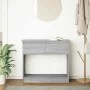 Mesa consola con cajones Sonoma gris 85,5x38,5x74,5 cm de , Mesas auxiliares - Ref: Foro24-861396, Precio: 78,99 €, Descuento: %