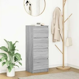 Aparador Sonoma gris 37,5x35x99 cm madera de ingeniería de , Aparadores - Ref: Foro24-861702, Precio: 78,58 €, Descuento: %