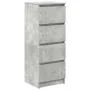 Aparador contrachapada gris 37,5x35x76 cm madera ingeniería de , Aparadores - Ref: Foro24-861700, Precio: 76,40 €, Descuento: %