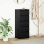 Aparador con cajones roble negro 37,5x35x99cm madera ingeniería de , Aparadores - Ref: Foro24-861761, Precio: 96,46 €, Descue...