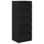 Aparador con cajones roble negro 37,5x35x99cm madera ingeniería de , Aparadores - Ref: Foro24-861761, Precio: 96,46 €, Descue...