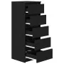 Aparador con cajones roble negro 37,5x35x99cm madera ingeniería de , Aparadores - Ref: Foro24-861761, Precio: 96,46 €, Descue...