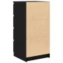 Aparador con cajones roble negro 37,5x35x99cm madera ingeniería de , Aparadores - Ref: Foro24-861761, Precio: 96,46 €, Descue...
