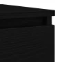 Aparador roble negro 37,5x35x76 cm madera ingeniería de , Aparadores - Ref: Foro24-861698, Precio: 81,70 €, Descuento: %