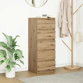 Aparador con cajones roble artesanal 37,5x35x99 cm by , Sideboards - Ref: Foro24-861768, Price: 87,92 €, Discount: %