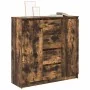 Aparador con cajones roble ahumado 100,5x35x98,5 cm de , Aparadores - Ref: Foro24-3328457, Precio: 156,79 €, Descuento: %