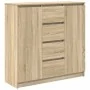 Aparador con cajones roble Sonoma 100,5x35x98,5 cm de , Aparadores - Ref: Foro24-3328455, Precio: 151,02 €, Descuento: %