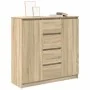 Aparador con cajones roble Sonoma 100,5x35x98,5 cm de , Aparadores - Ref: Foro24-3328455, Precio: 151,02 €, Descuento: %