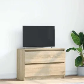 Mueble de TV roble Sonoma 80x35x54 cm madera de ingeniería de , Muebles TV - Ref: Foro24-861789, Precio: 75,77 €, Descuento: %