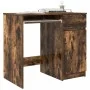 Escritorio roble ahumado 86x49x76 cm madera de ingeniería de , Escritorios - Ref: Foro24-861827, Precio: 94,28 €, Descuento: %