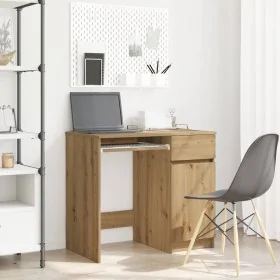 Escritorio de madera de ingeniería roble artisan 86x49x76 cm von , Schreibtische - Ref: Foro24-861831, Preis: 95,30 €, Rabatt: %