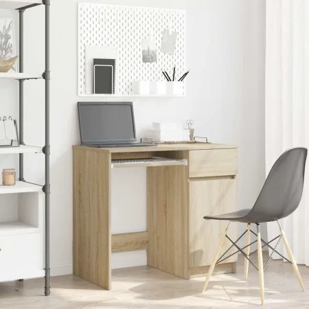 Escritorio roble Sonoma 86x49x76 cm madera de ingeniería de , Escritorios - Ref: Foro24-861825, Precio: 97,19 €, Descuento: %
