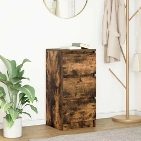 Aparador roble ahumado 37,5x35x76 cm madera de ingeniería by , Sideboards - Ref: Foro24-861728, Price: 62,39 €, Discount: %