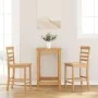 Taburetes de bar 2 uds madera maciza natural caucho de , Taburetes de cocina - Ref: Foro24-4102540, Precio: 130,35 €, Descuen...