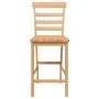 Taburetes de bar 2 uds madera maciza natural caucho de , Taburetes de cocina - Ref: Foro24-4102540, Precio: 130,35 €, Descuen...