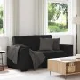 Sofá de 2 plazas terciopelo negro 120 cm by , Sofas - Ref: Foro24-4105015, Price: 223,58 €, Discount: %