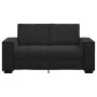 Sofá de 2 plazas terciopelo negro 120 cm by , Sofas - Ref: Foro24-4105015, Price: 223,58 €, Discount: %