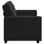 Sofá de 2 plazas terciopelo negro 120 cm by , Sofas - Ref: Foro24-4105015, Price: 223,58 €, Discount: %