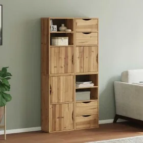 Armarios auxiliares 4 uds "ODDA" 40x24x79 cm Madera maciza pino by , Sideboards - Ref: Foro24-3365348, Price: 218,54 €, Disco...