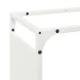 Leñero blanco 44x28x65 cm Acero laminado en frío de , Bolsas y soportes de leña - Ref: Foro24-864196, Precio: 51,87 €, Descue...