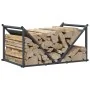 Leñero antracita 70x43x34,5 cm Acero laminado en frío de , Bolsas y soportes de leña - Ref: Foro24-864175, Precio: 58,18 €, D...