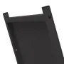 Leñero negro 69,5x35x81 cm Acero laminado en frío de , Bolsas y soportes de leña - Ref: Foro24-864177, Precio: 66,28 €, Descu...