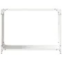 Leñero blanco 90x28x65 cm Acero laminado en frío de , Bolsas y soportes de leña - Ref: Foro24-864204, Precio: 61,19 €, Descue...