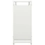 Leñero blanco 90x28x65 cm Acero laminado en frío de , Bolsas y soportes de leña - Ref: Foro24-864204, Precio: 61,19 €, Descue...