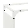 Leñero blanco 90x28x65 cm Acero laminado en frío de , Bolsas y soportes de leña - Ref: Foro24-864204, Precio: 61,19 €, Descue...