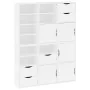 Armarios auxiliares 6 uds "ODDA" blanco 40x24x79 cm madera pino de , Aparadores - Ref: Foro24-3365355, Precio: 328,38 €, Desc...