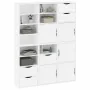 Armarios auxiliares 6 uds "ODDA" blanco 40x24x79 cm madera pino de , Aparadores - Ref: Foro24-3365355, Precio: 328,38 €, Desc...