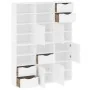 Armarios auxiliares 6 uds "ODDA" blanco 40x24x79 cm madera pino de , Aparadores - Ref: Foro24-3365355, Precio: 328,38 €, Desc...