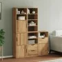 Armarios auxiliares 5 uds "ODDA" 40x24x79 cm Madera maciza pino by , Sideboards - Ref: Foro24-3365360, Price: 256,08 €, Disco...