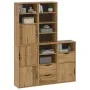 Armarios auxiliares 5 uds "ODDA" 40x24x79 cm Madera maciza pino by , Sideboards - Ref: Foro24-3365360, Price: 256,08 €, Disco...